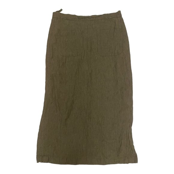 Eskandar Neiman Marcus Long Maxi Skirt Front Pockets Made in England Size 1 - Picture 3 of 9